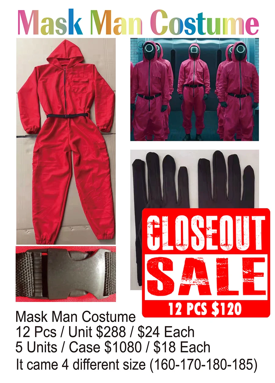 Mask Man Costume (CL)